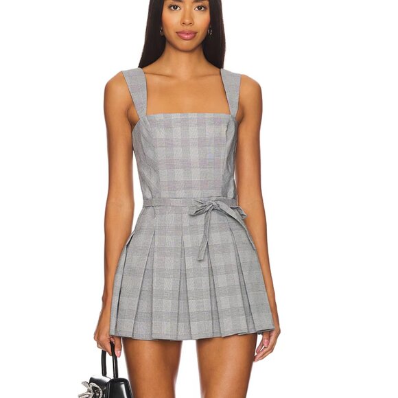 Amanda Uprichard Mercy Skort Romper - Picture 1 of 9